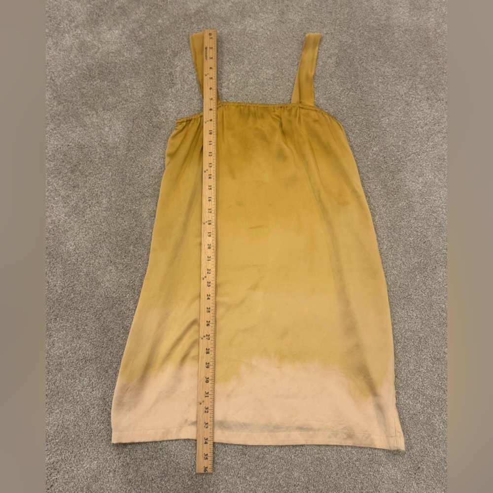 Raquel Allegra yellow Silk mini ombré dress size 1 US Small Spring 2019 Runway - Picture 7 of 10